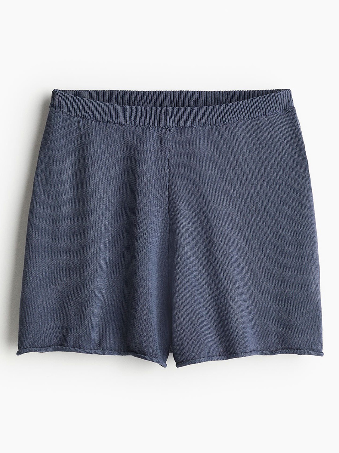 

H&M Women Knitted Shorts, Blue