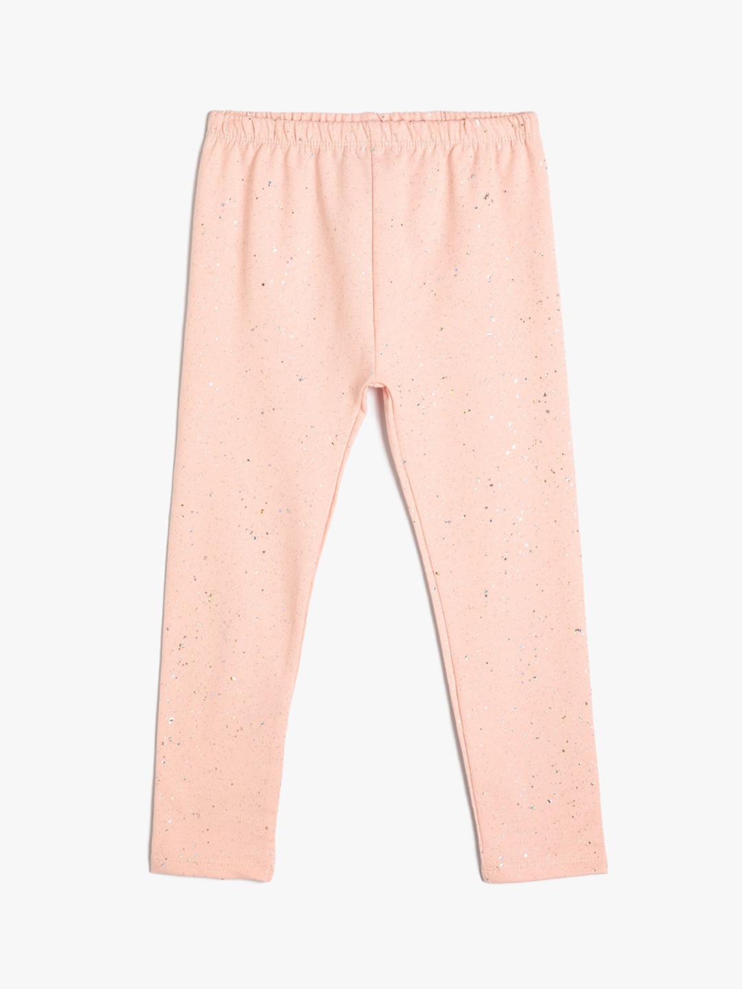 

Koton Girls Knitted Ankle-Length Leggings, Pink