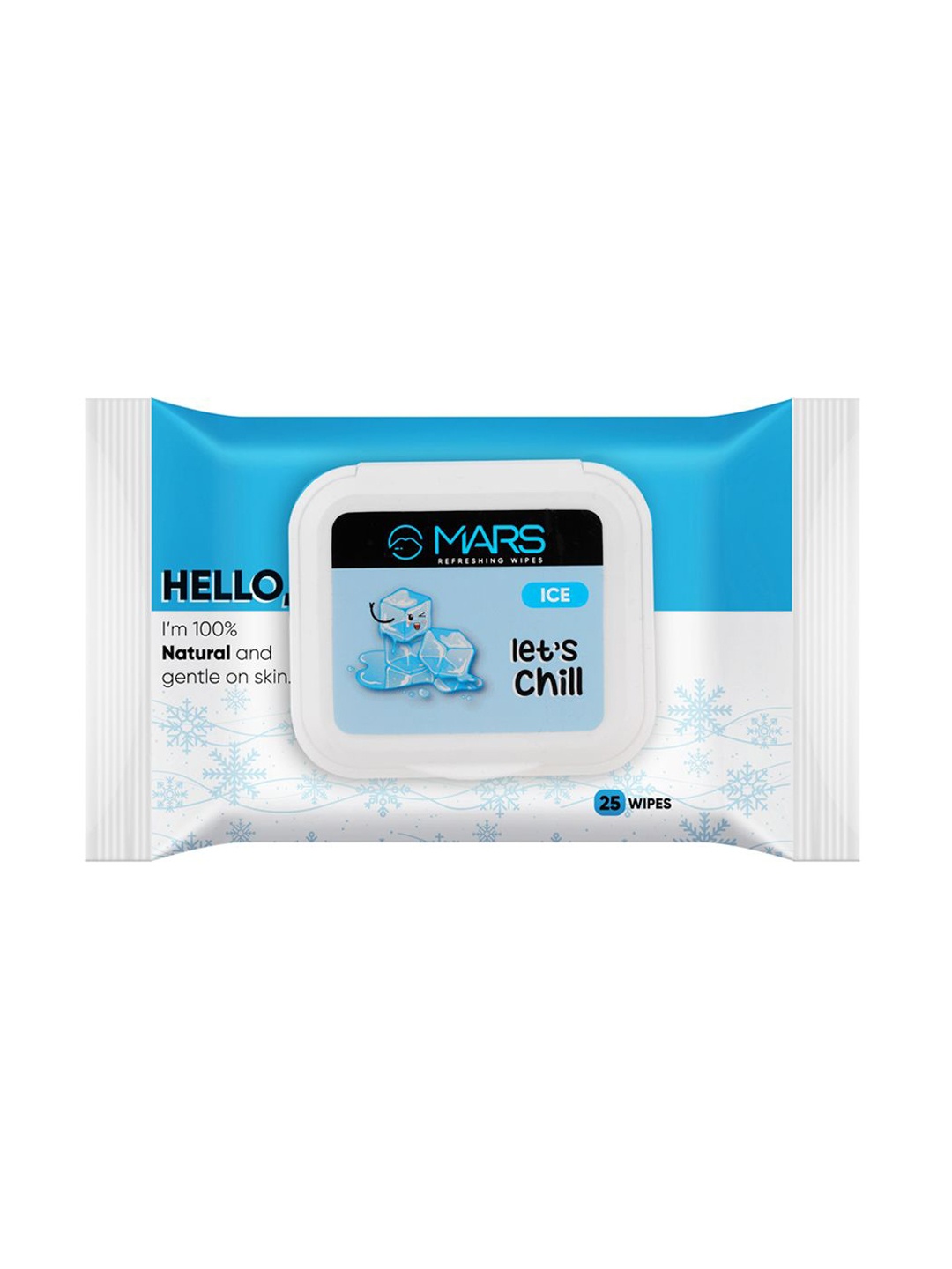 

MARS Lets Chill Set Of 25 Refreshing Wet Wipes, White