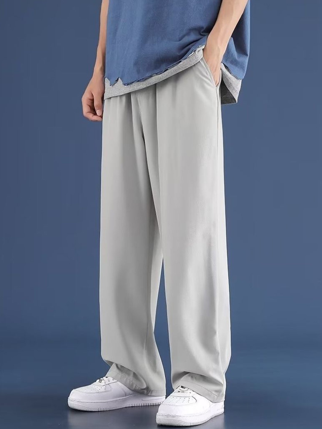 

StyleCast Men Relaxed Fit Track Pants, Beige