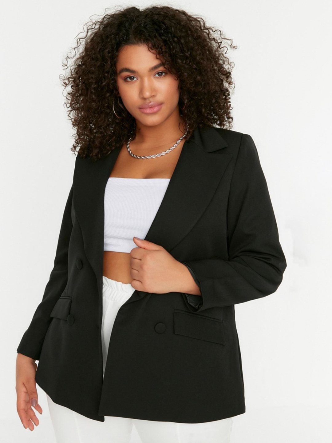 

Trendyol Women Open Front Jacket, Na