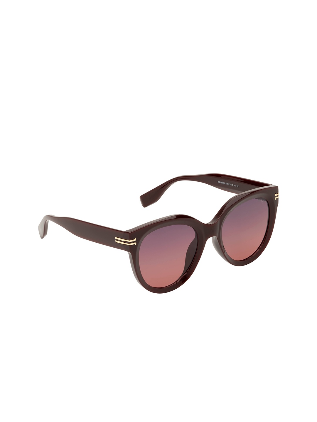 

KOSCH ELEMENTE Women Square Sunglasses with Polarised Lens, Grey