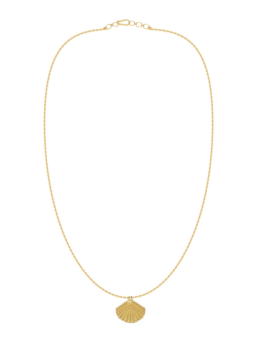 

BHIMA BIS HUID 22K Oceana Single Shell Pendant Chain-6.371gm, Yellow