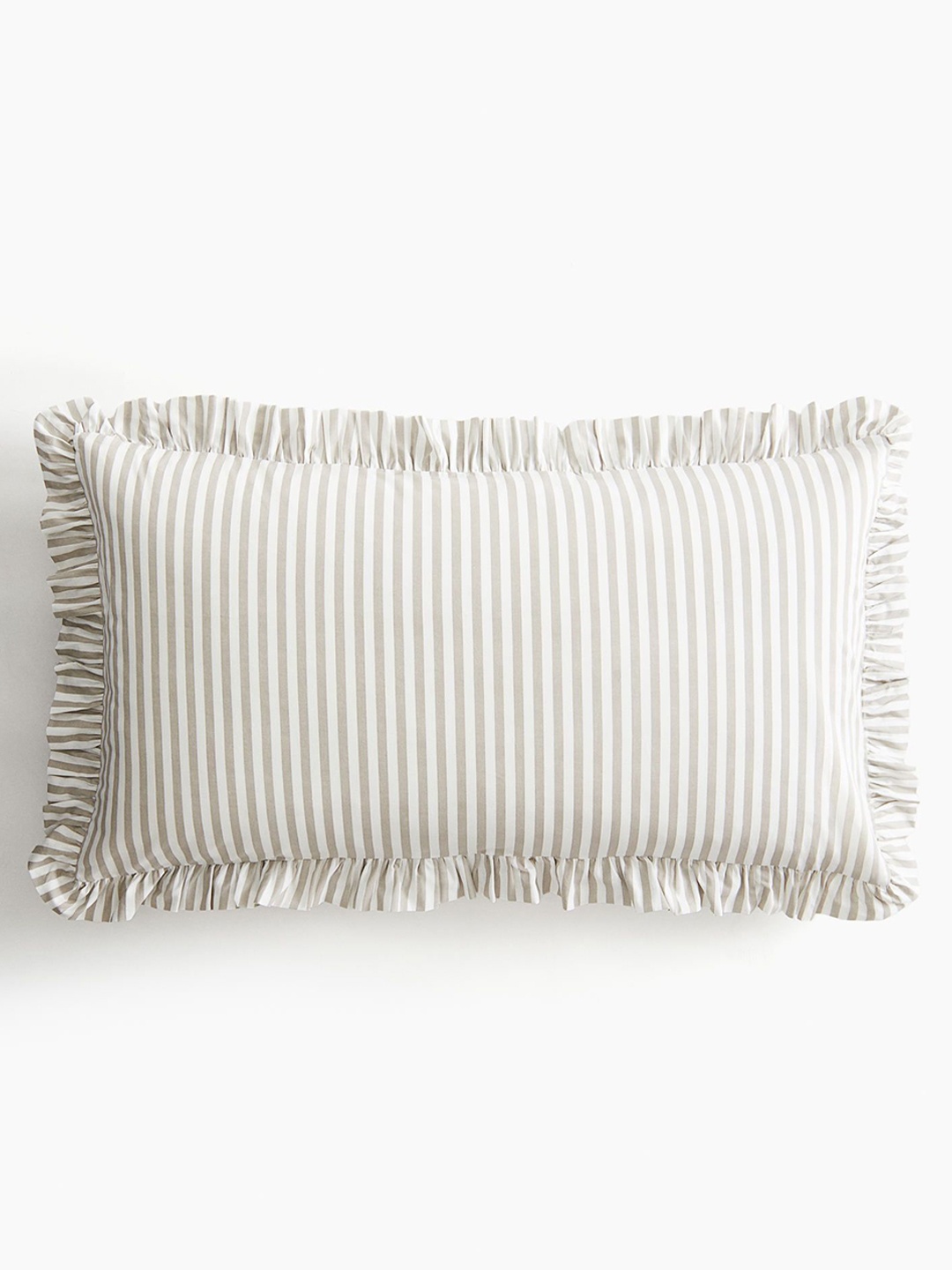 

H&M Beige Printed Cotton Pillowcase