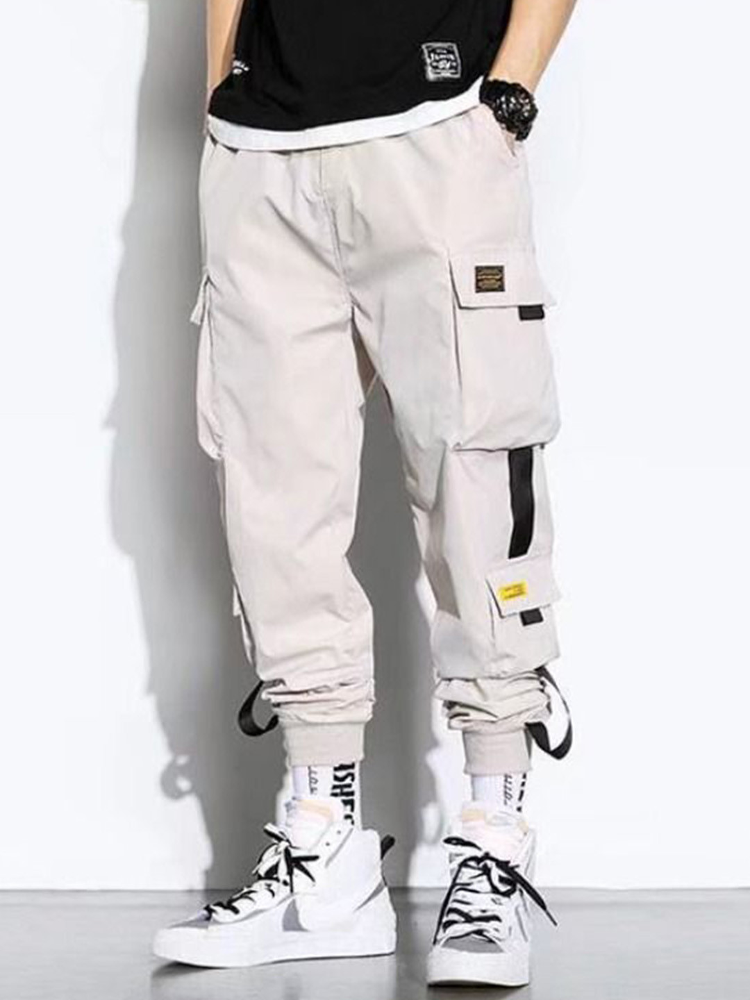 

StyleCast Men Slim-Fit Joggers, Beige