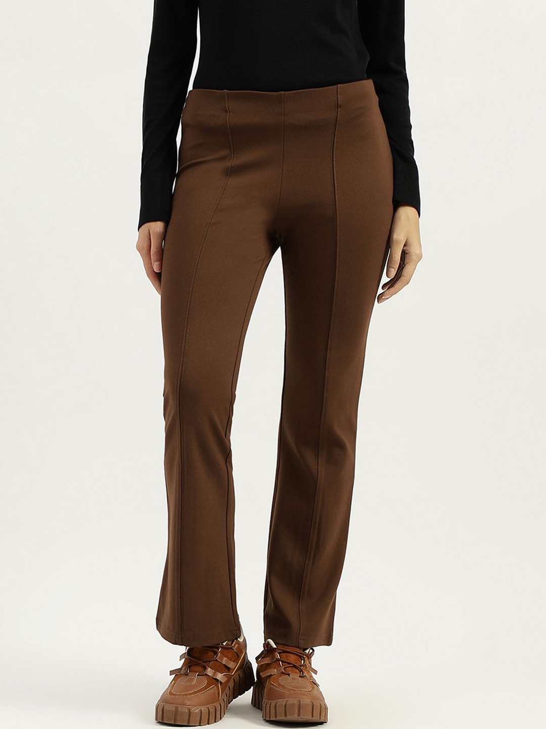 

United Colors of Benetton Women Trousers, Brown