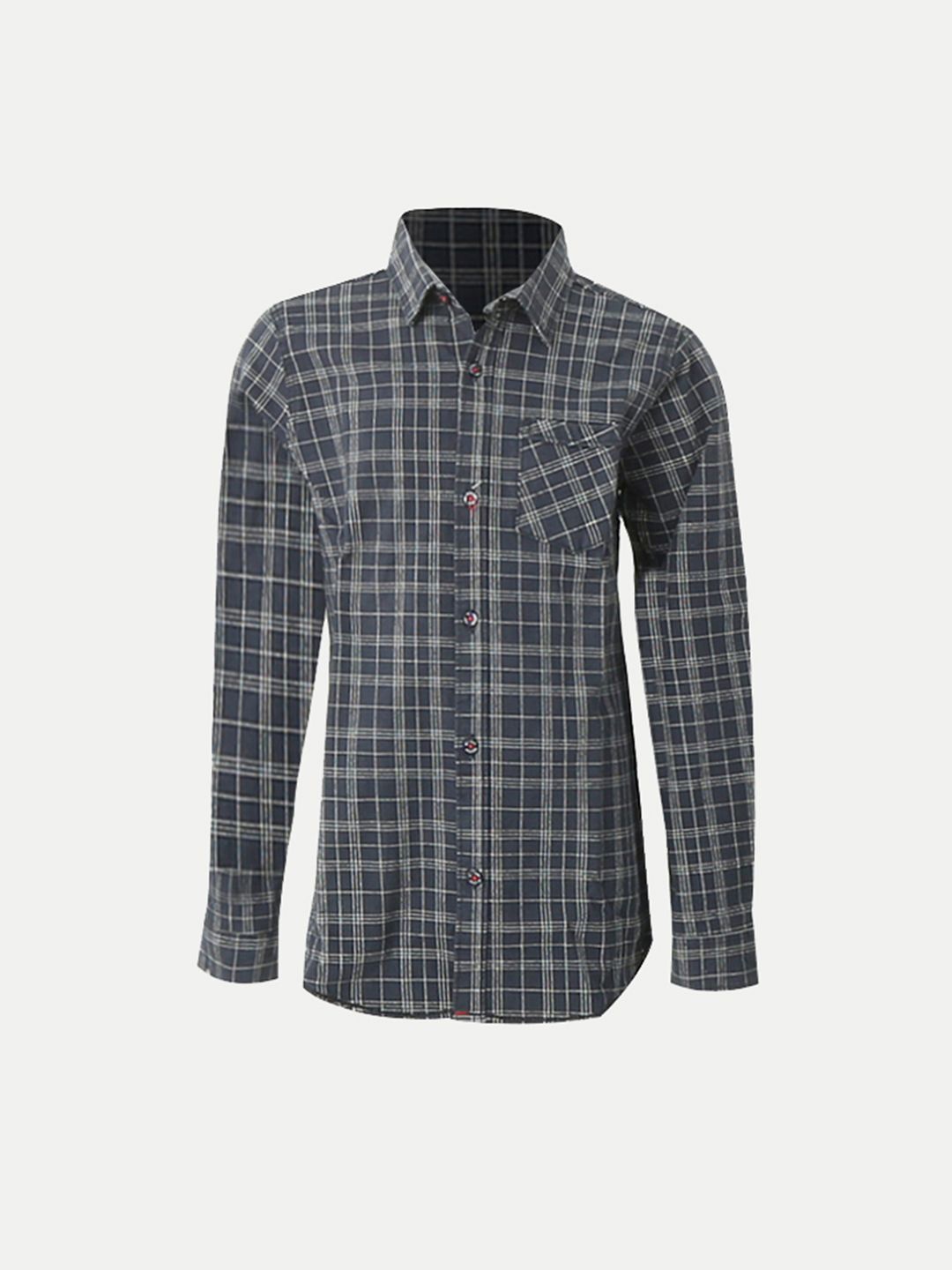 

BAESD Boys Tartan Checks Opaque Checked Casual Shirt, Black