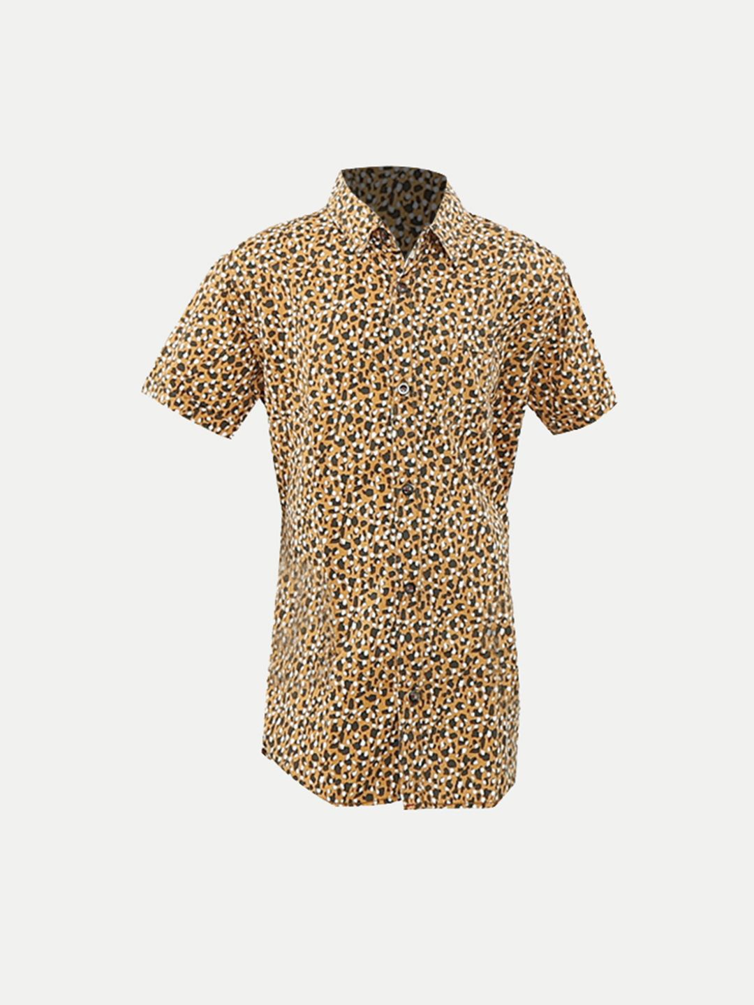 

BAESD Boys Floral Opaque Printed Casual Shirt, Orange