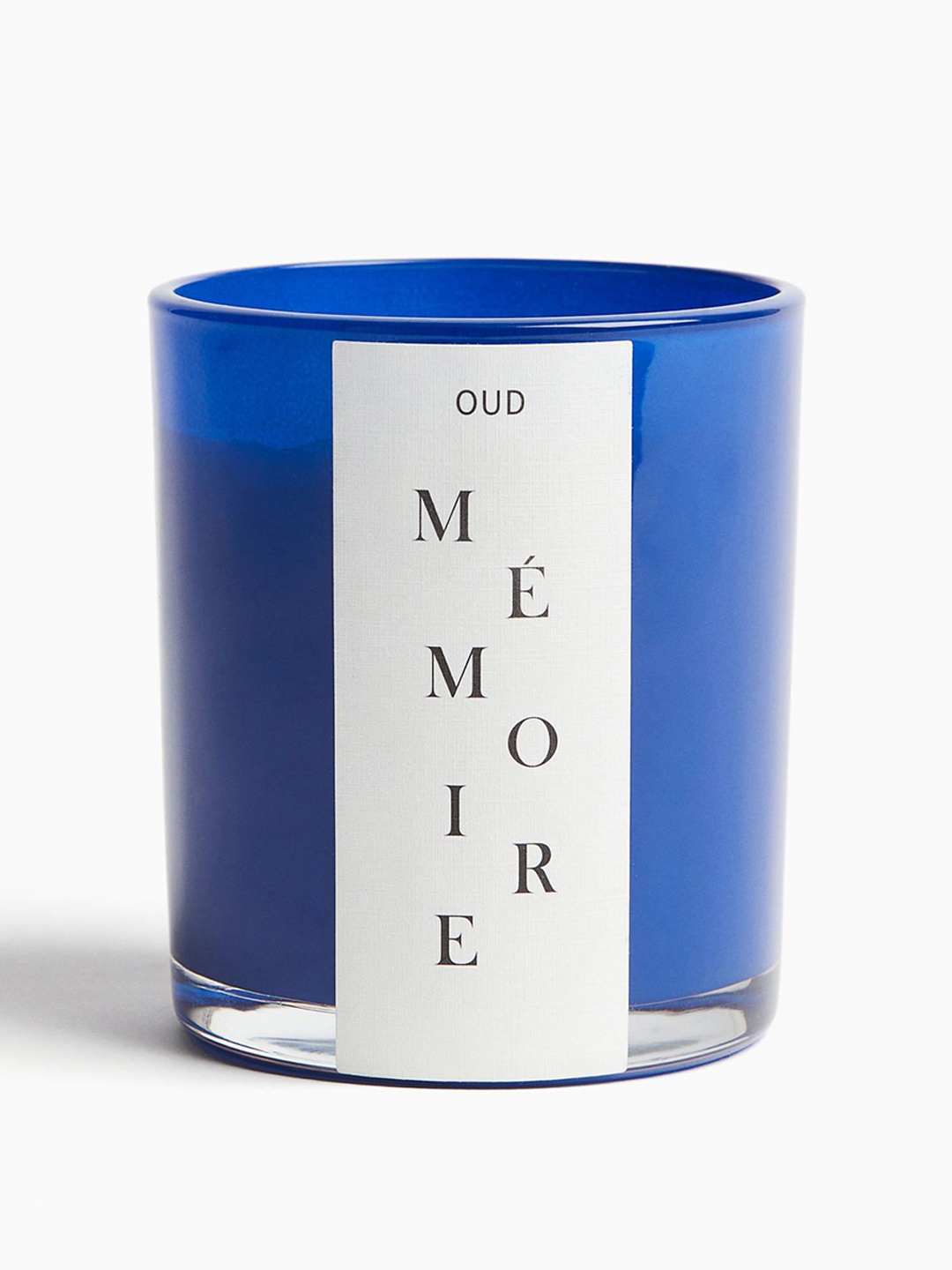 

H&M Blue Scented Glass Candle Holder