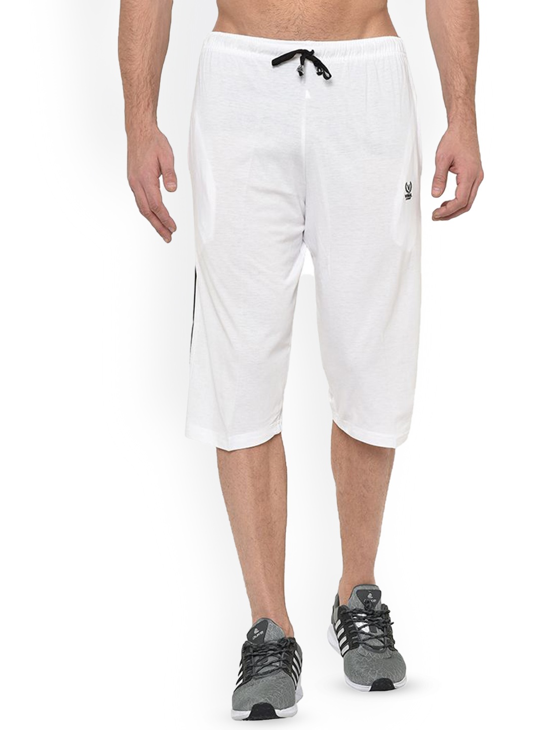 

MACK JONNEY Men Solid Mid-Rise Shorts, Navy blue