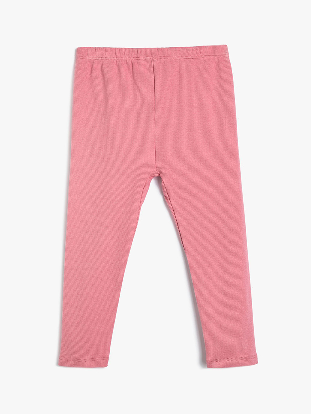 

Koton Girls Knitted Ankle-Length Leggings, Pink
