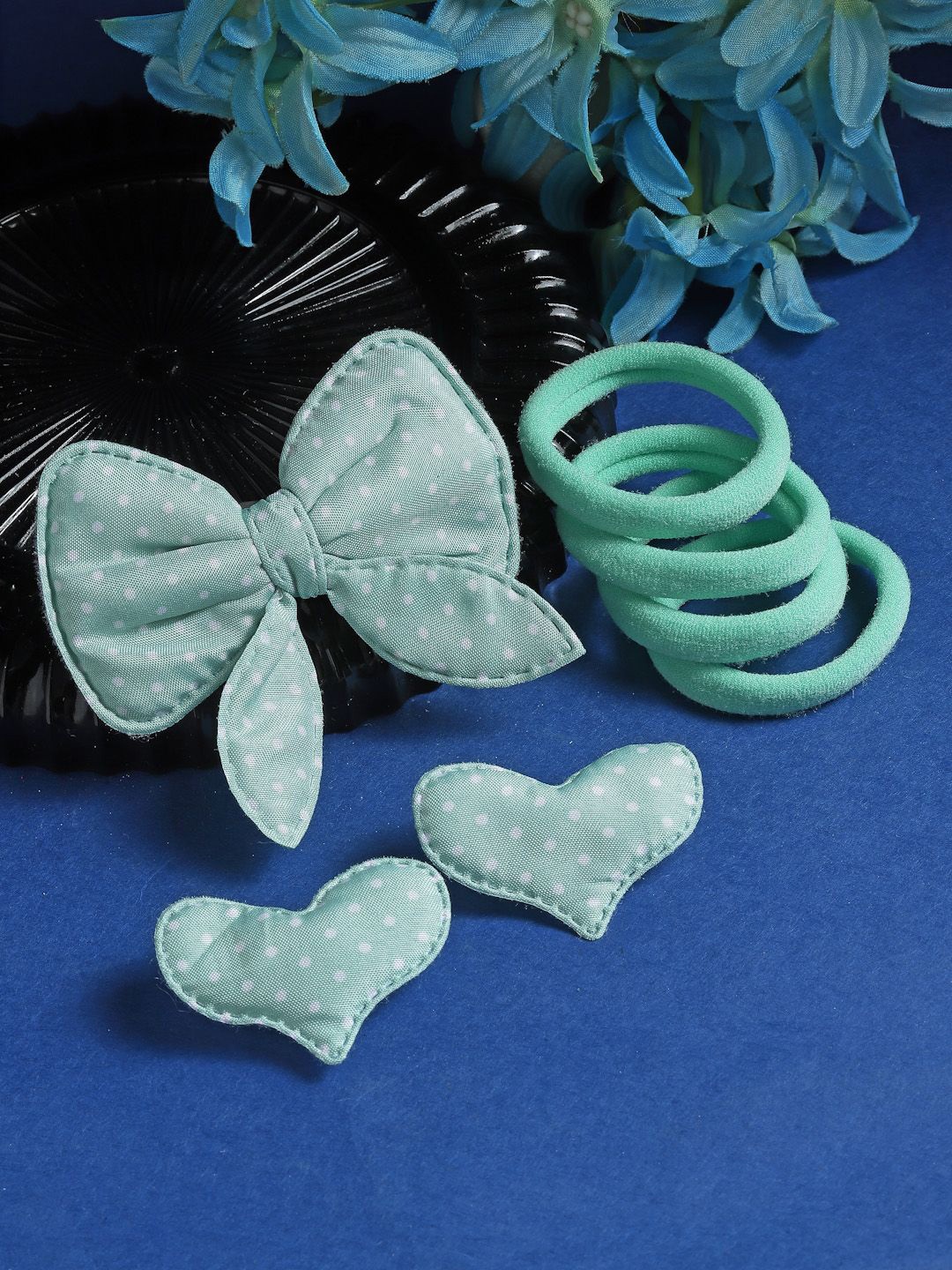 

Stoln Girls Set Of 7 Hair Accessory Set, Blue