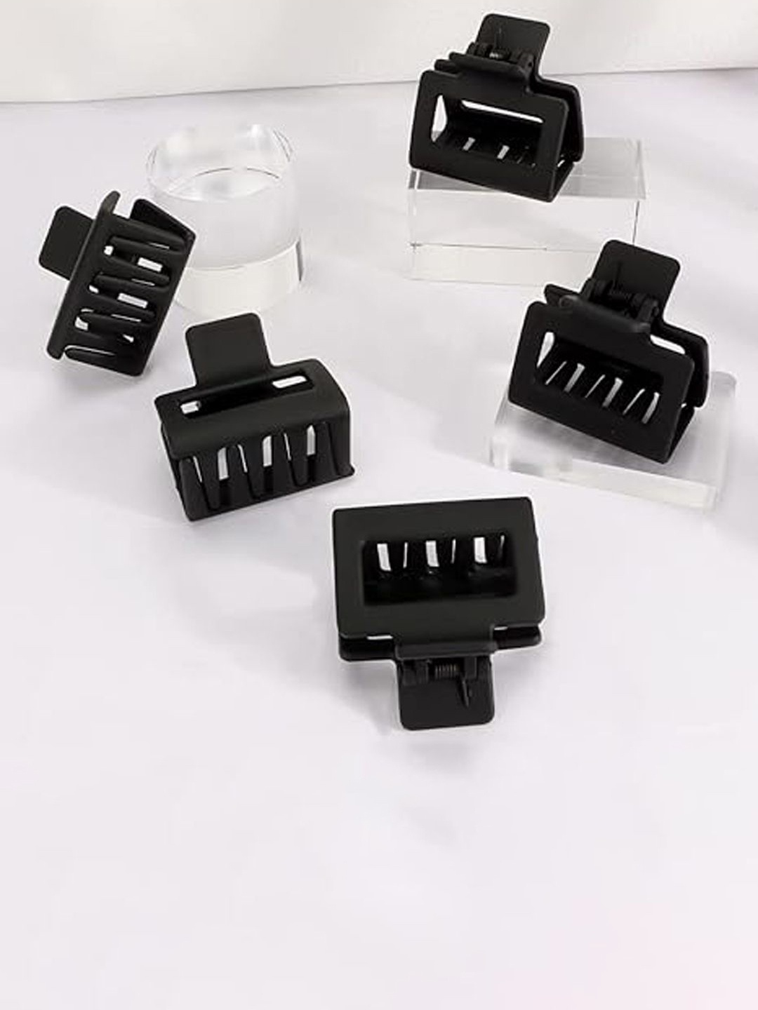 

Softwrap Women 5 Pieces Claw Clips, Black