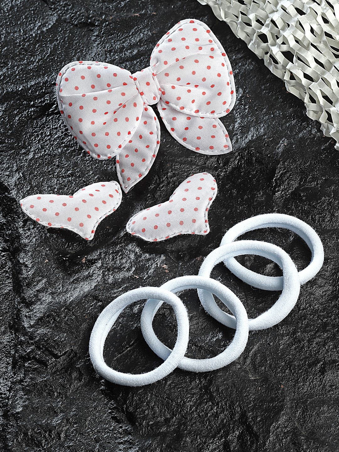 

Stoln Girls Set Of 7 Hair Accessory Set, White