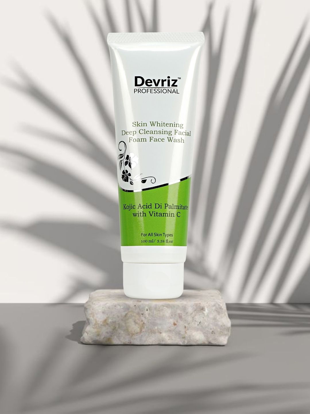 

Devriz Professional Deep Cleansing Facial Foam Face Wash With Vitamin C-100ml, White