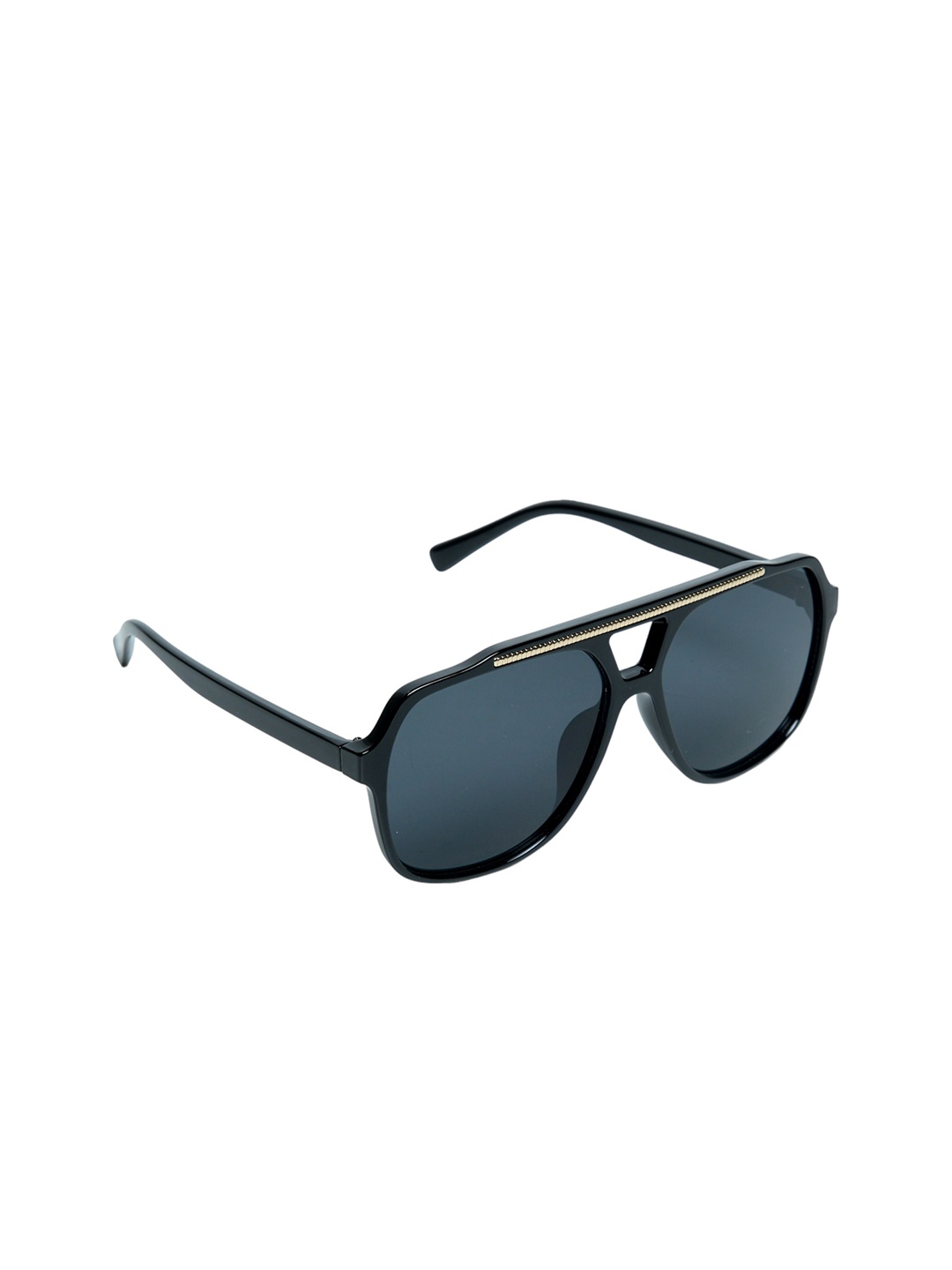 

CHOKORE Unisex Aviator Sunglasses with UV Protected Lens CHKSM_130-Black