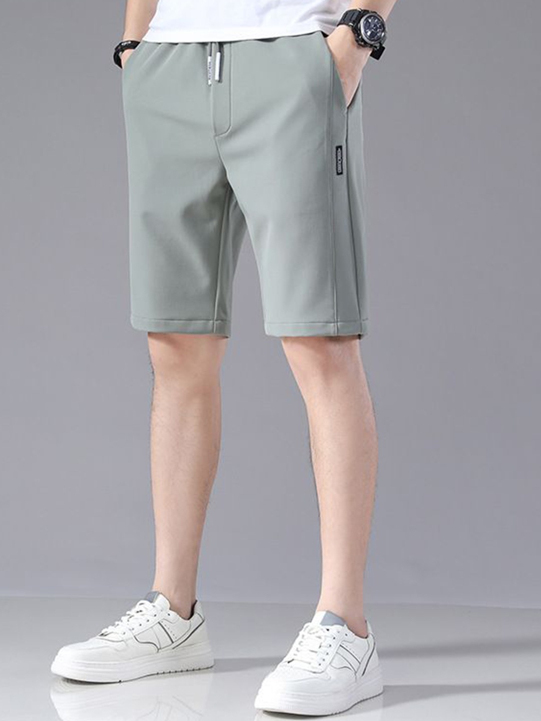 

StyleCast Men Chino Shorts, Grey