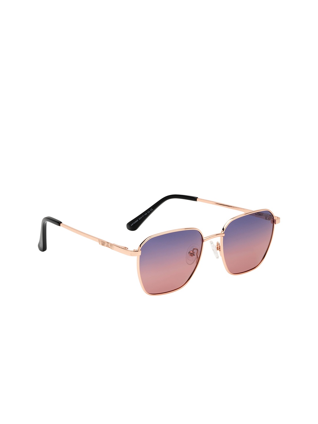 

KOSCH ELEMENTE Unisex Square Sunglasses with Polarised Lens, Gold