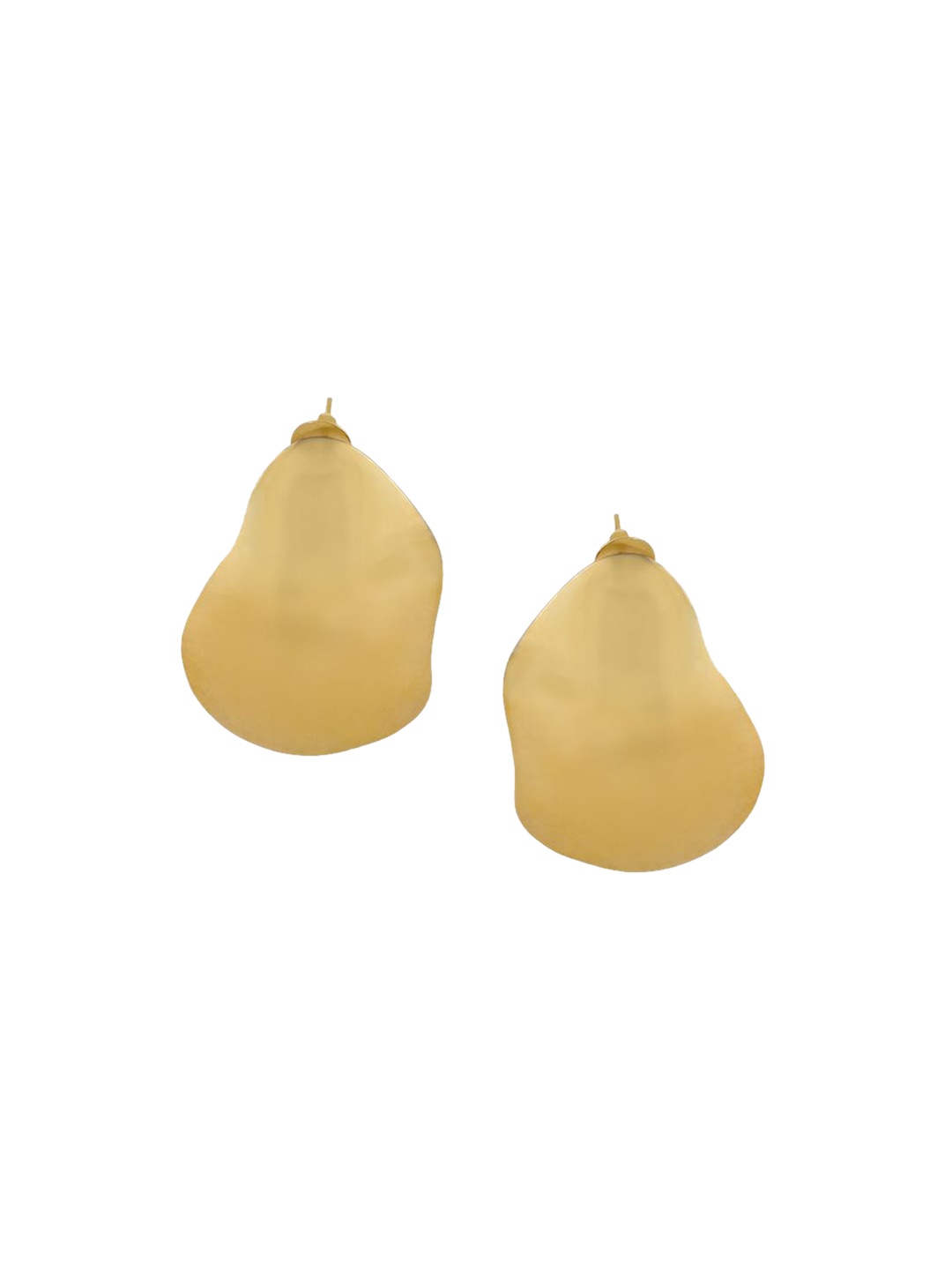 

Varnika Arora Gold-Plated Contemporary Shaped Drop Earrings