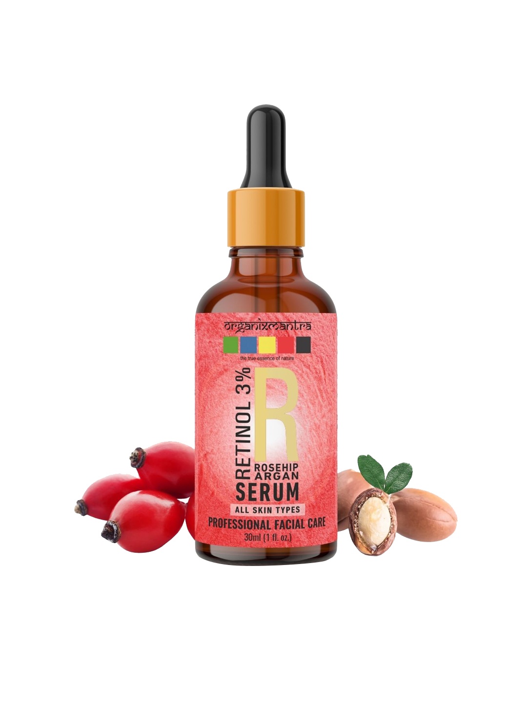 

Organix Mantra Retinol 3% Rosehip Oil Nourishing Anti-Aging Serum -30ml, Red