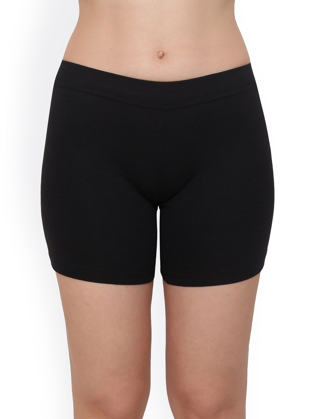 

Glamoras Women Cycling Sports Shorts with Antimicrobial Technology, Black