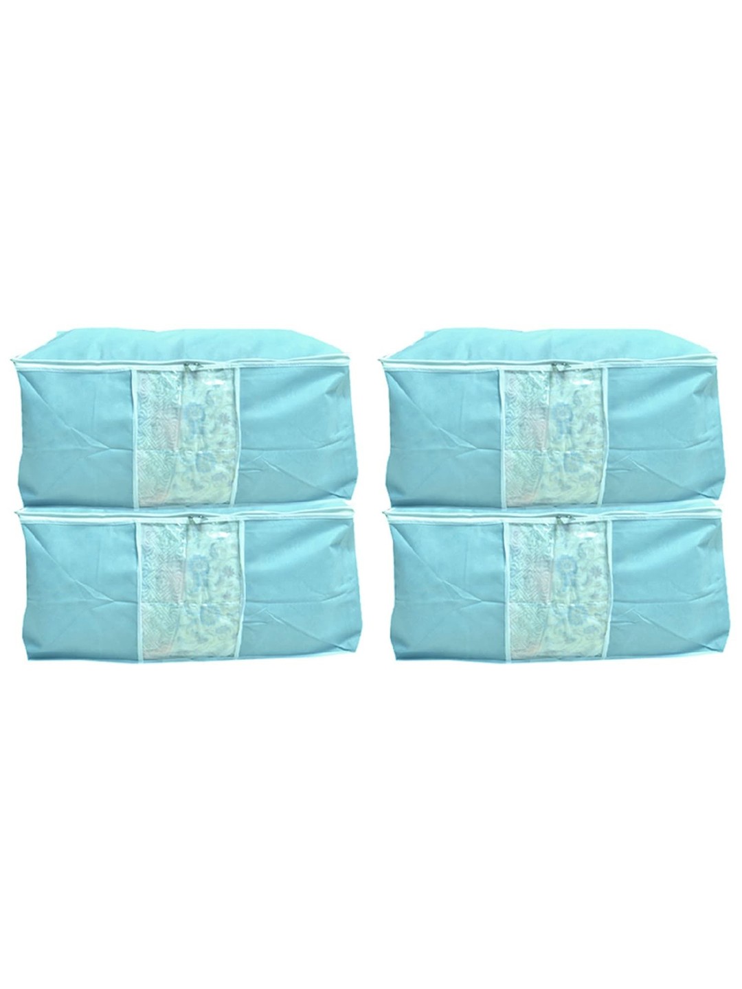 

Kuber Industries Blue 4 Pieces Drawer Organisers
