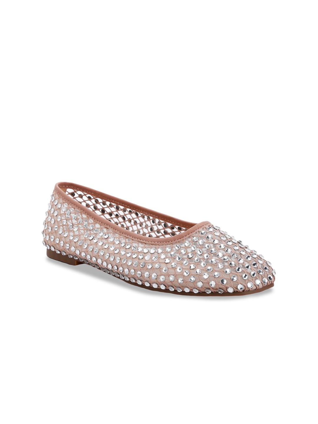 

London Rag Women Woven Design Ballerinas Flats, Pink