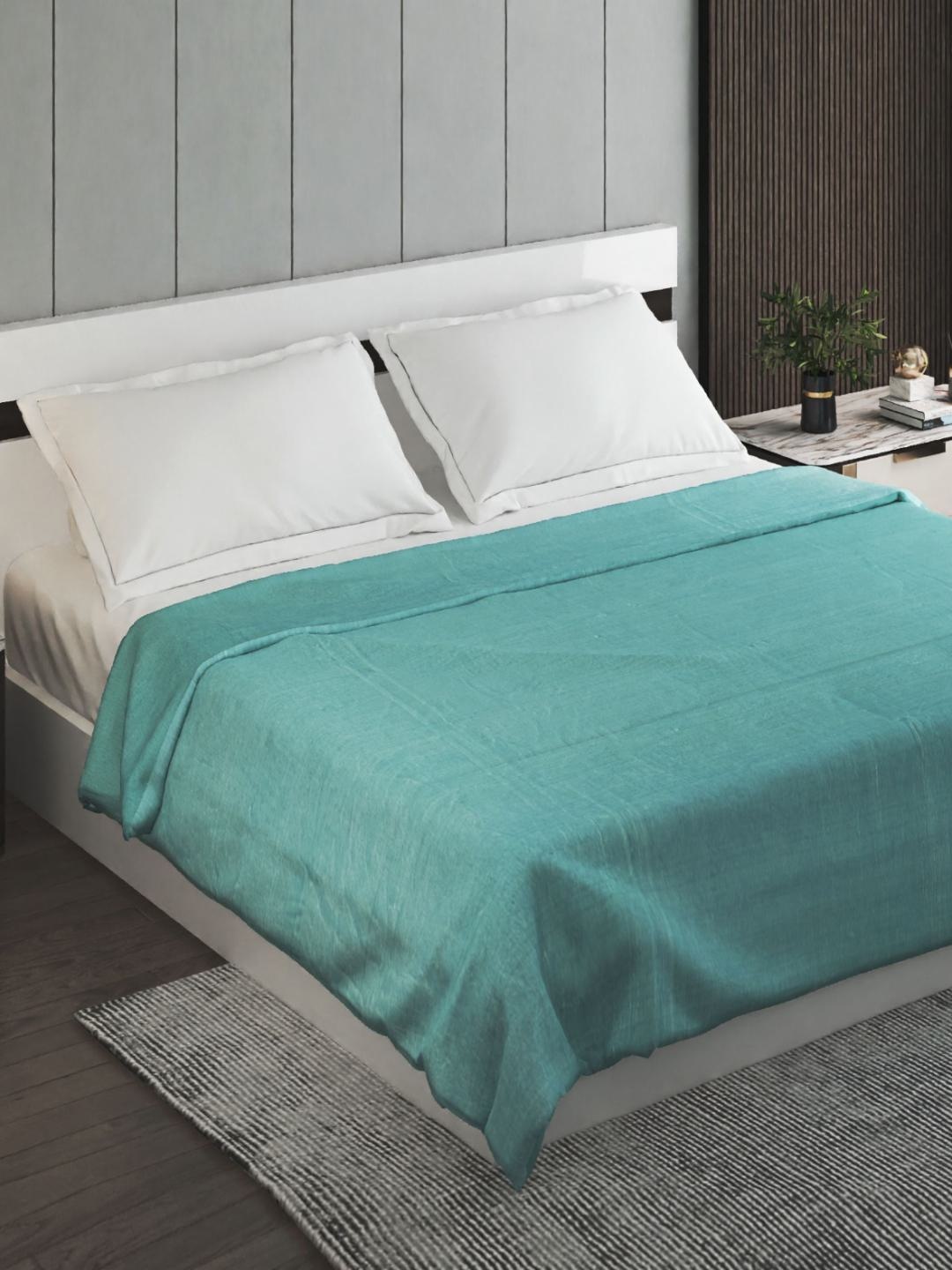 

Home Centre Blue 120 GSM Double Bed Blanket