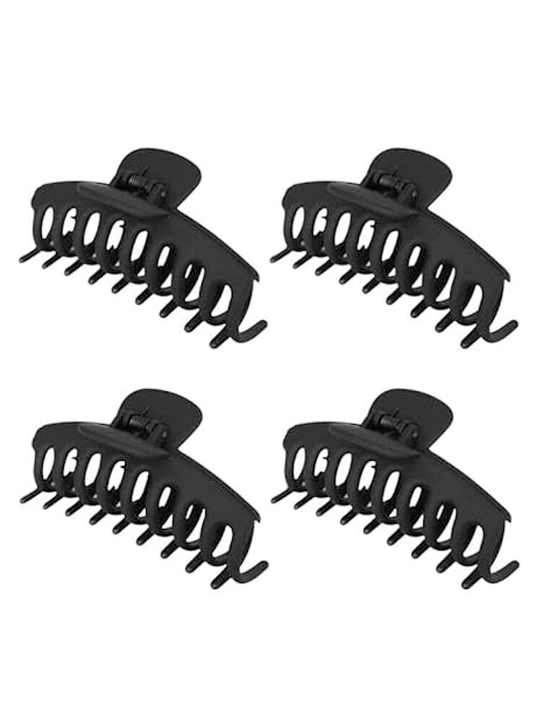 

Softwrap Women 4 Pieces Claw Clips, Black