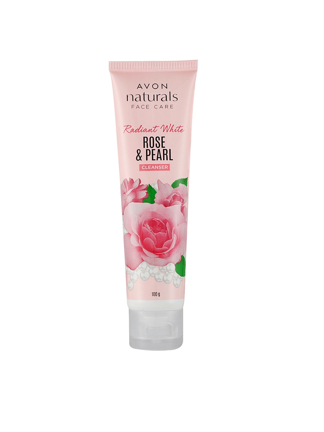 

Avon Naturals Radiant White Rose & Pearl Face Cleanser - 100 gm, Pink