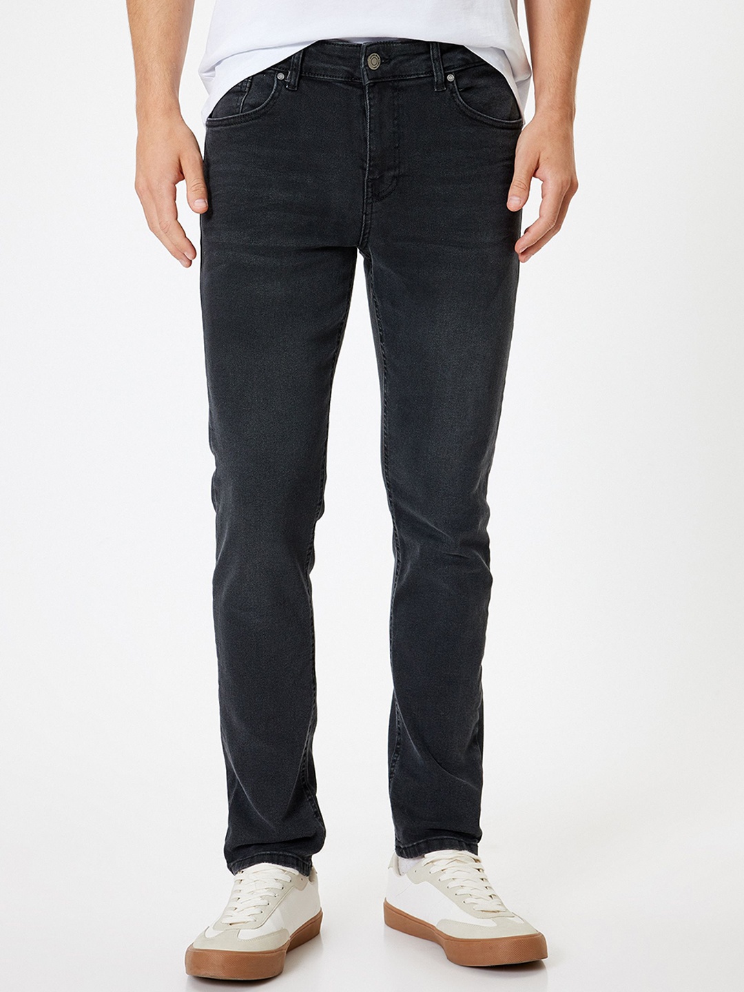 

Koton Men Mid-Rise Slim Fit Jeans, Grey
