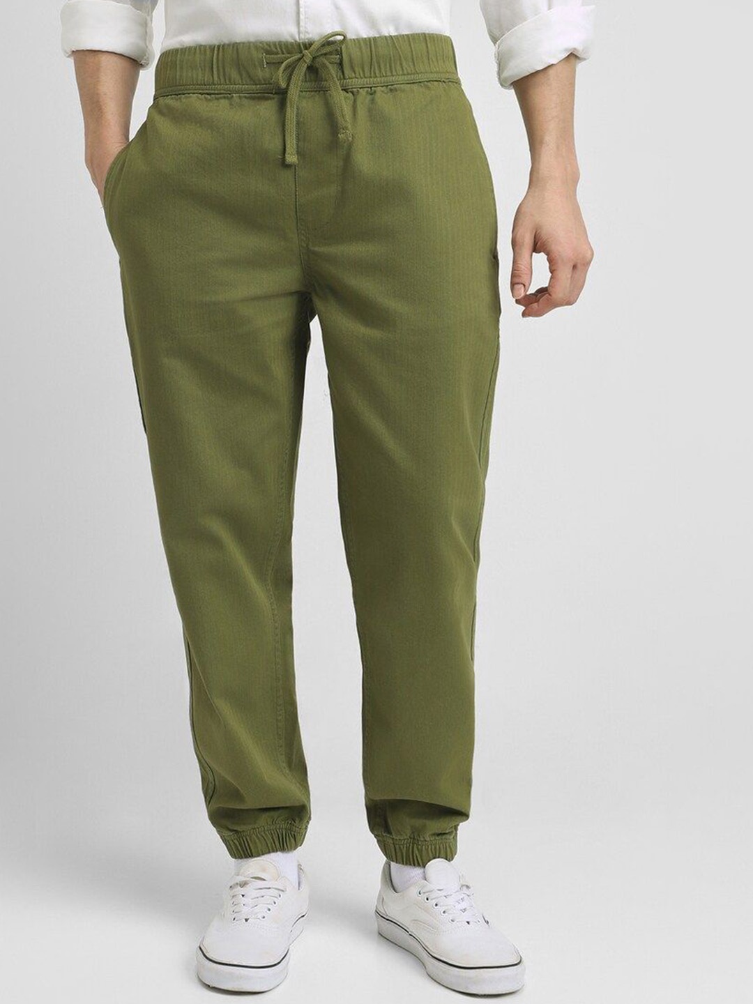 

FOREVER 21 Men Joggers Trousers, Olive