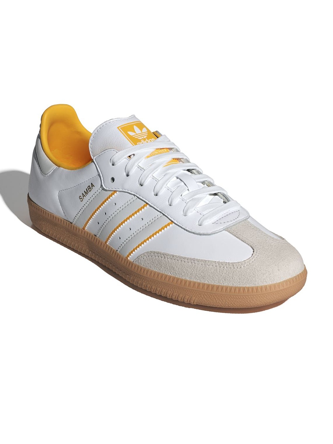 

ADIDAS Originals Men Textured Leather Sneakers, White