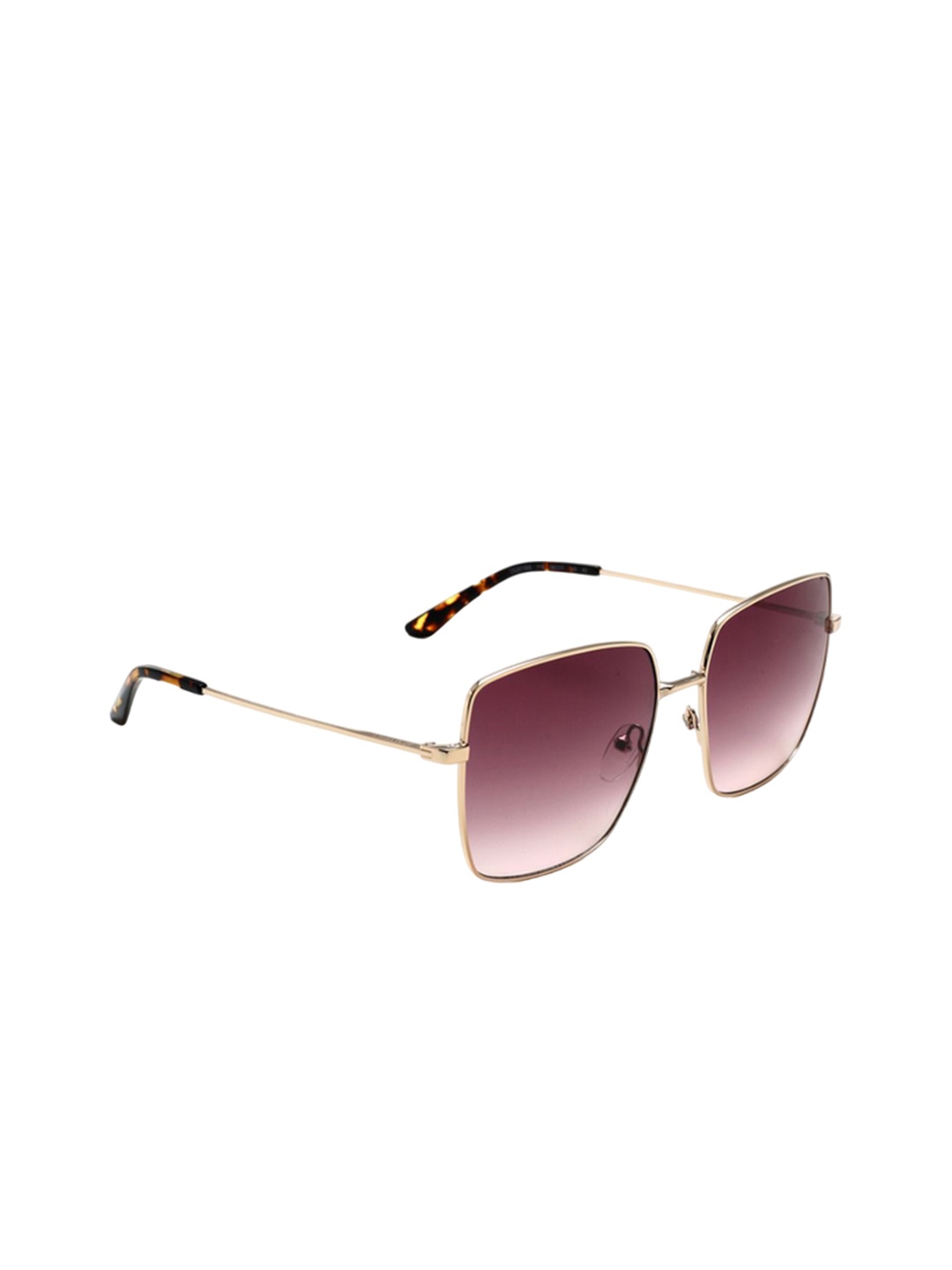 

Calvin Klein Women Square Sunglasses with UV Protected Lens CK 20135 718 58 S-Purple