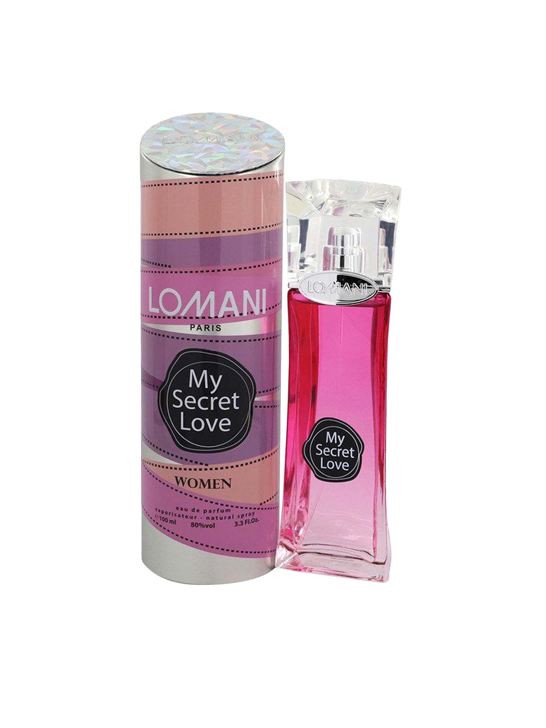 

Lomani Paris My Secret Love Long Lasting Eau De Perfume - 100ml, Pink
