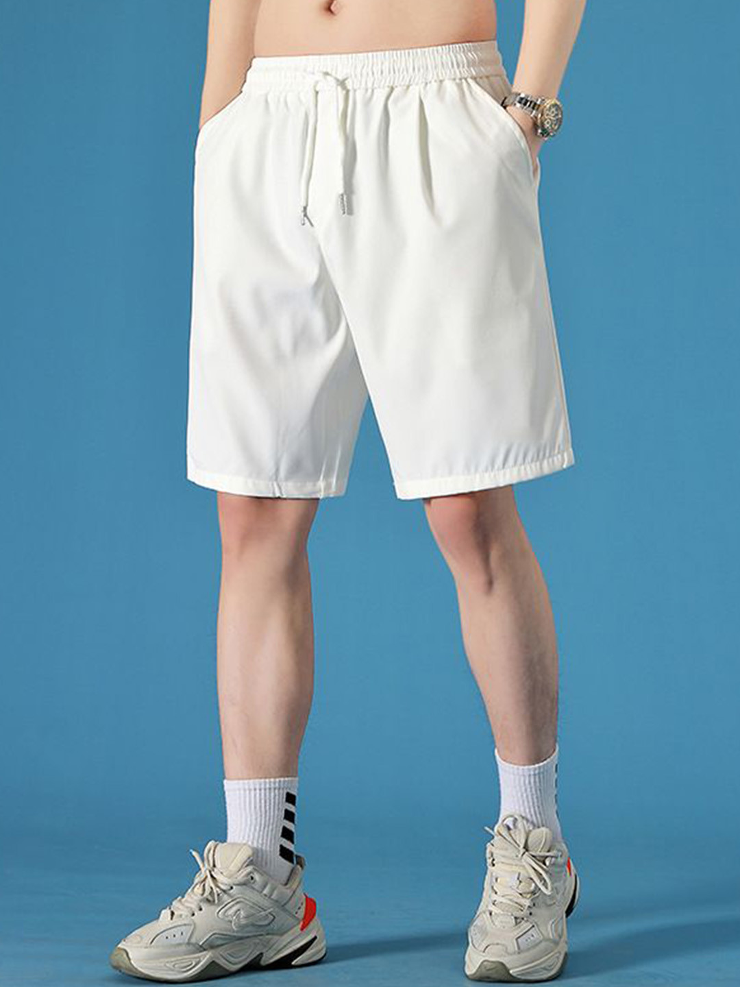 

StyleCast Men Shorts, White