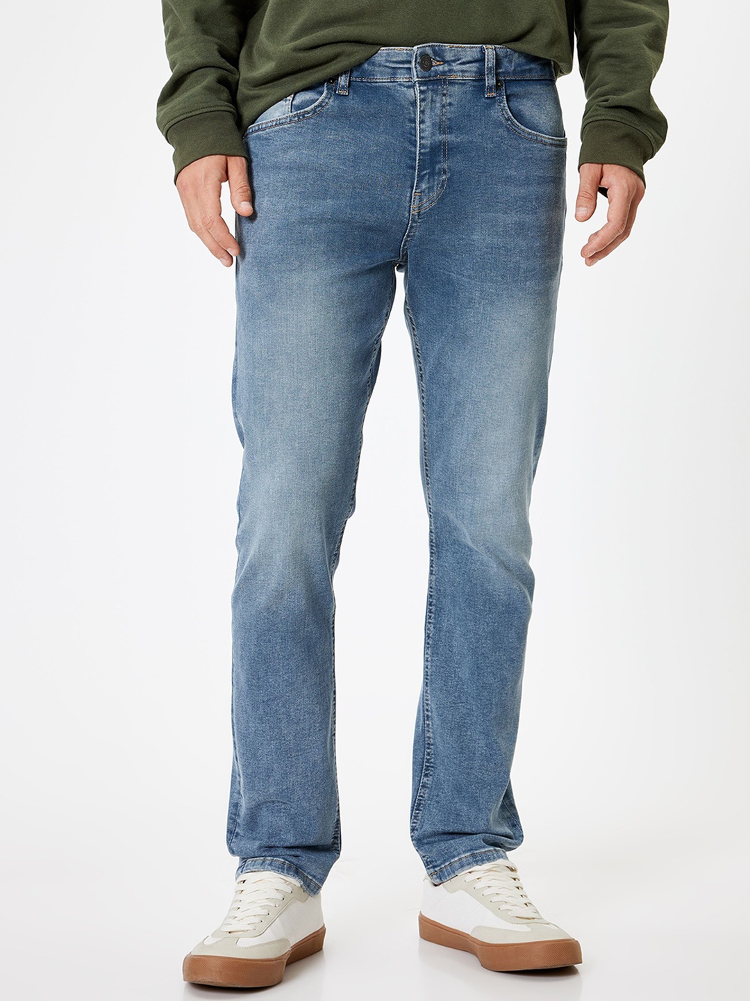 

Koton Men Light Fade Mid-Rise Slim Fit Jeans, Blue