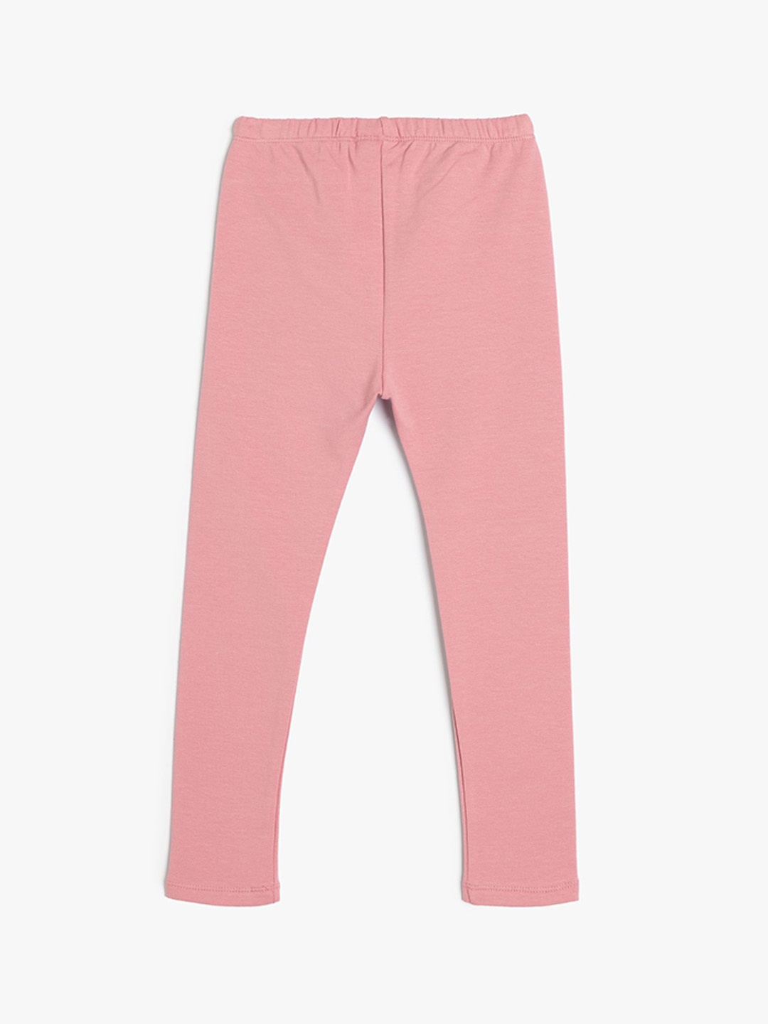 

Koton Girls Knitted Ankle-Length Leggings, Pink