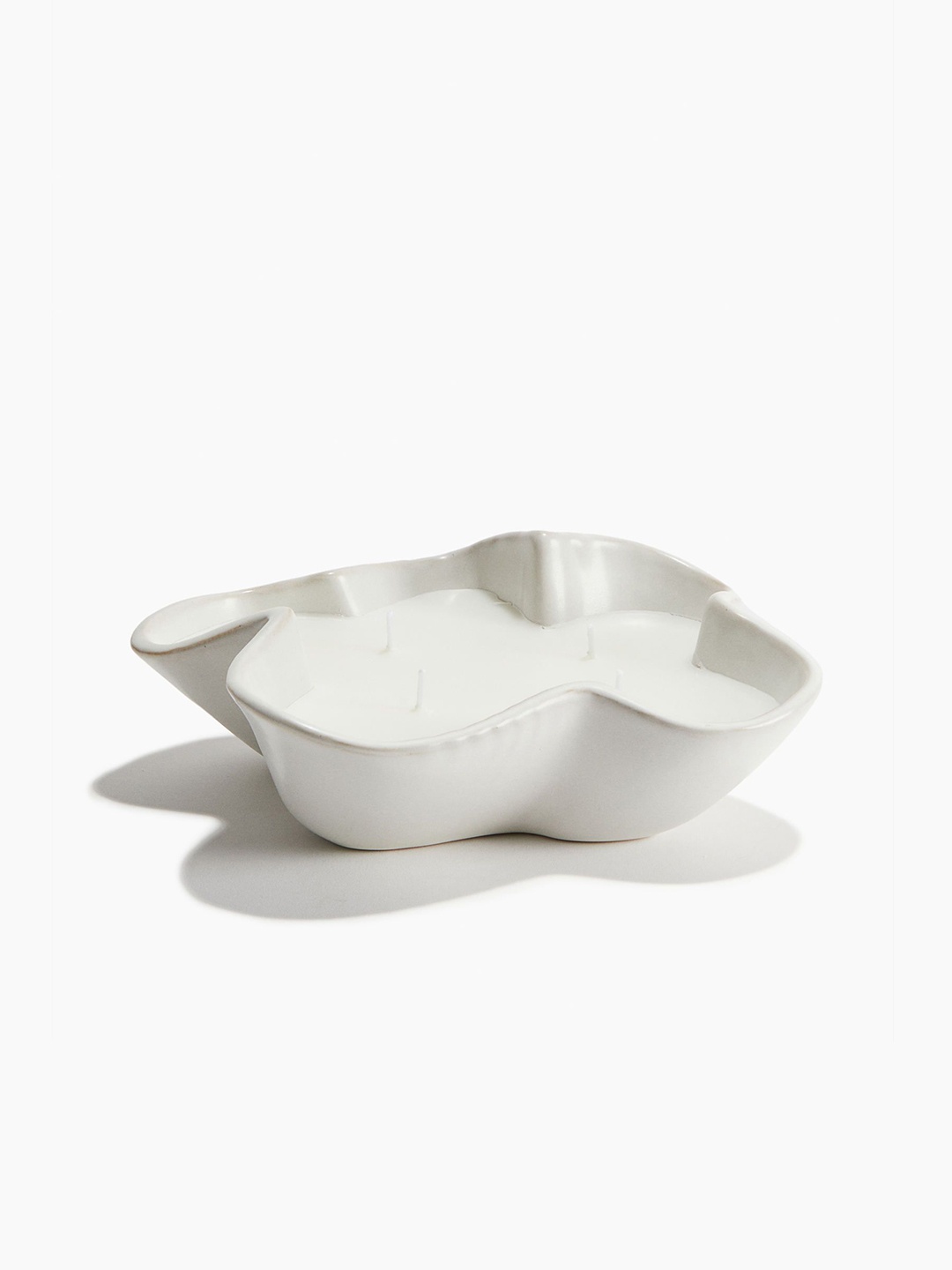 

H&M Scented Candle In A Stoneware Holder, White
