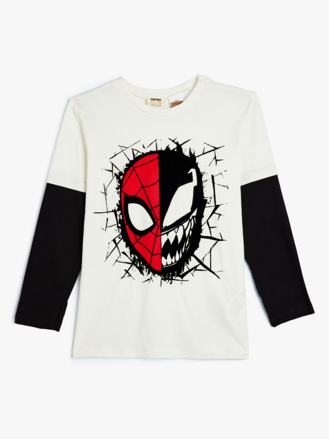 

Koton Boys Printed Applique T-shirt, White