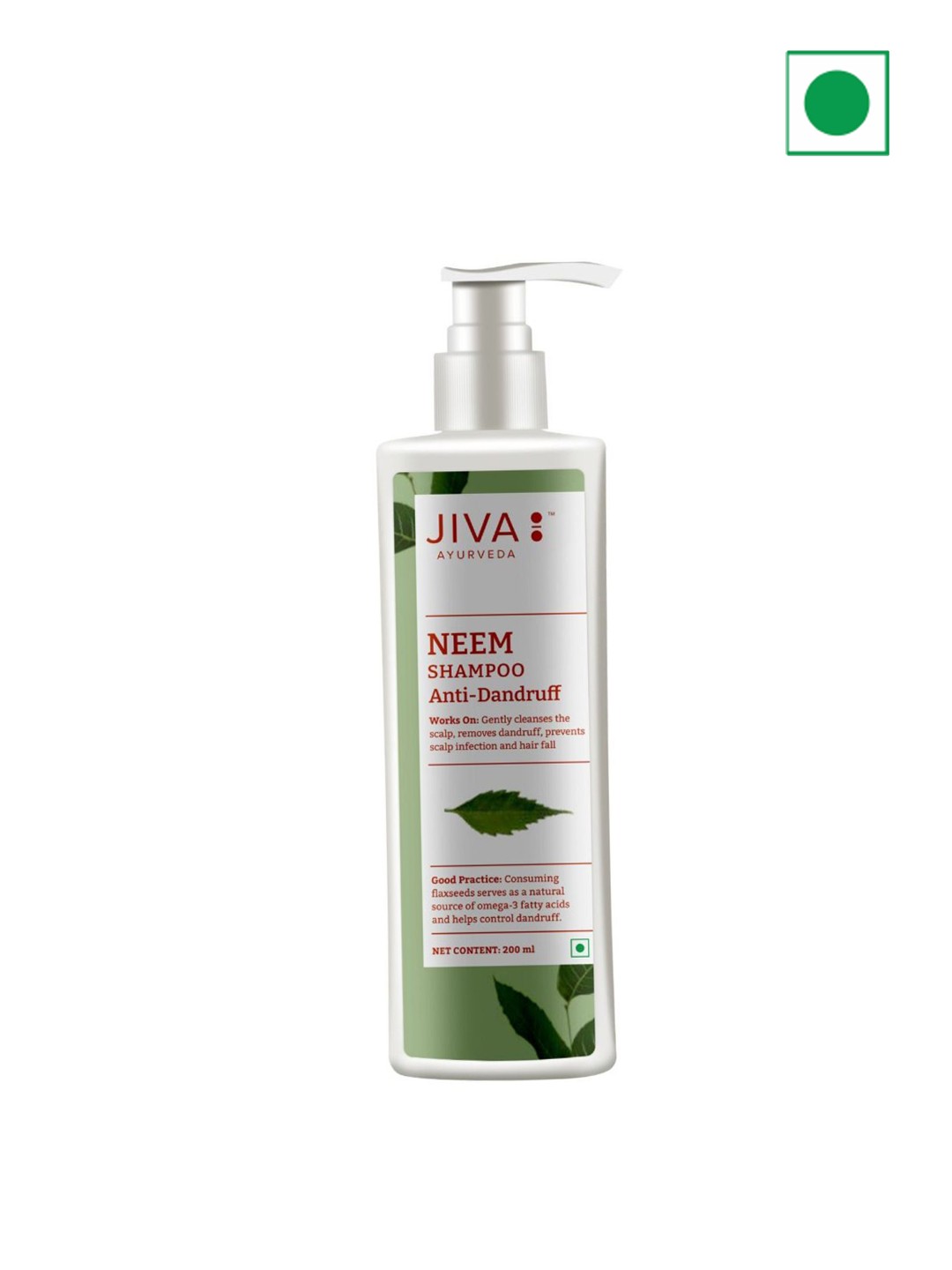 

Jiva Anti-Dandruff & Nourishing Neem Shampoo -200ml, White