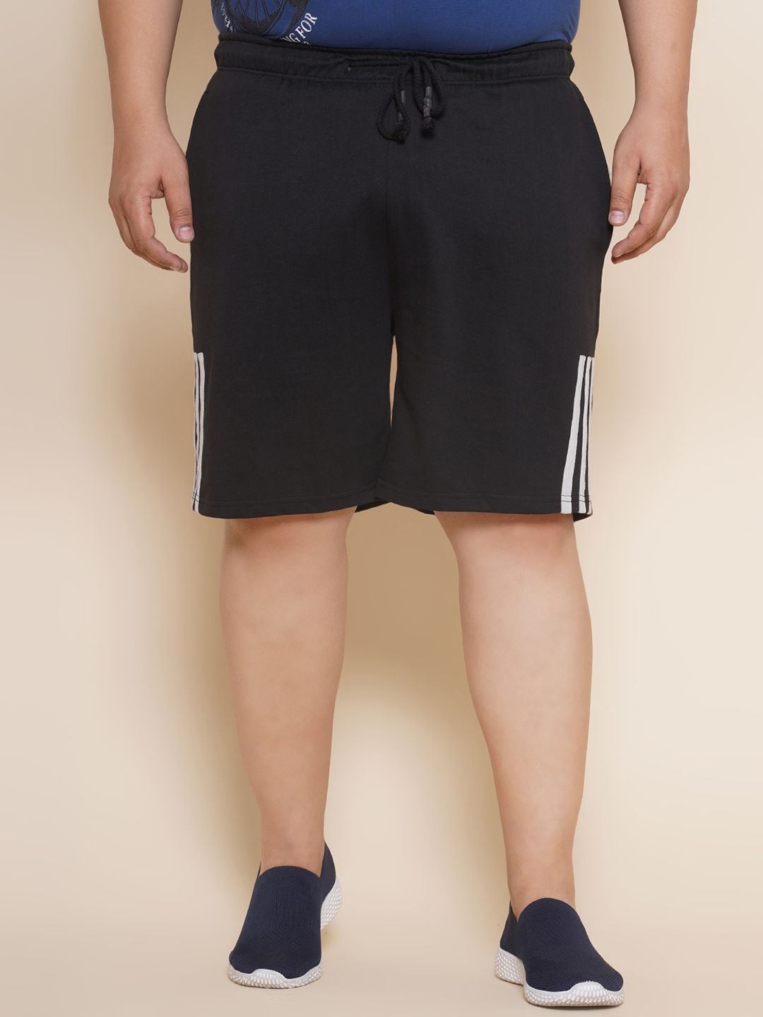 

John Pride Solid Men Shorts, Black