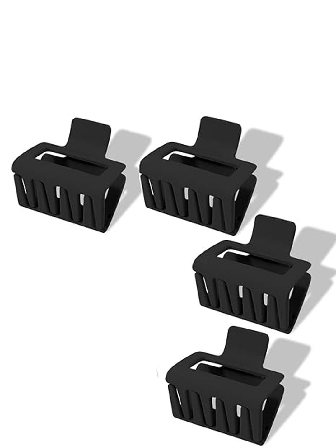 

Softwrap Women 4 Pieces Claw Clips, Black