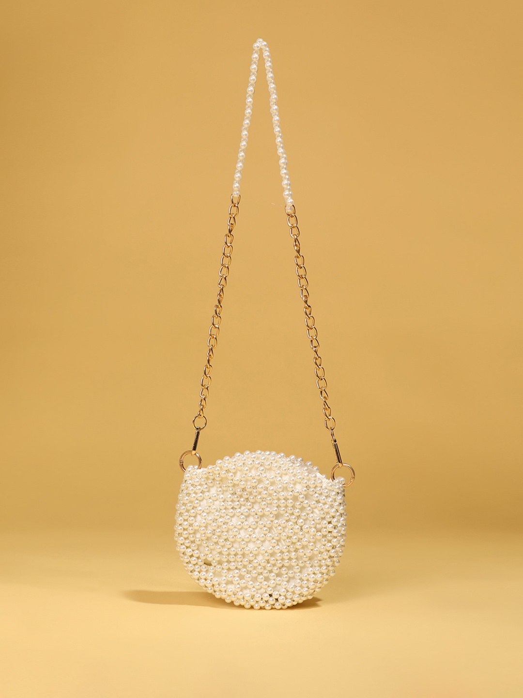 

MODARTA Structured Sling Bag, White