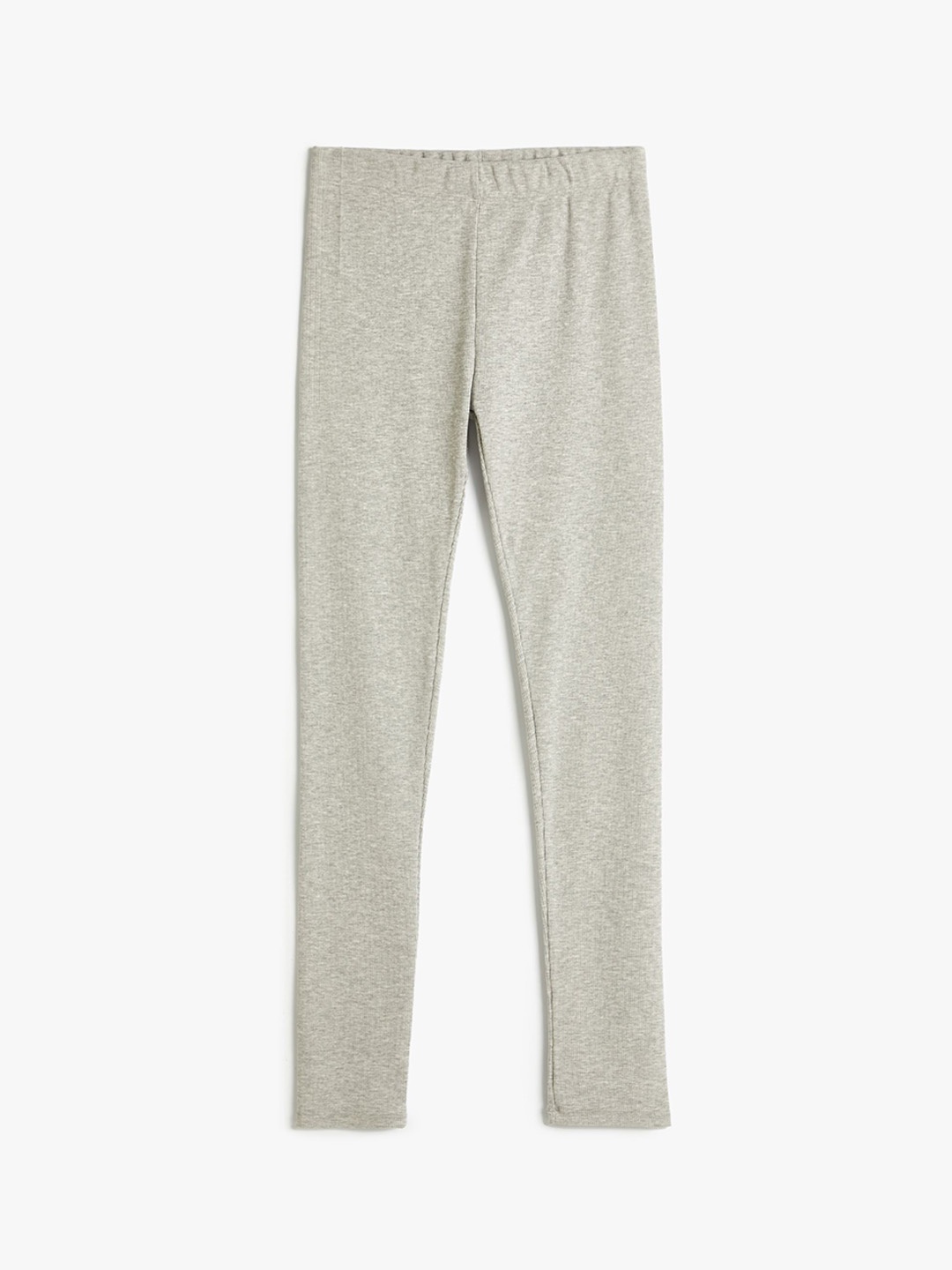 

Koton Solid Girls Knitted Ankle-Length Leggings, Grey