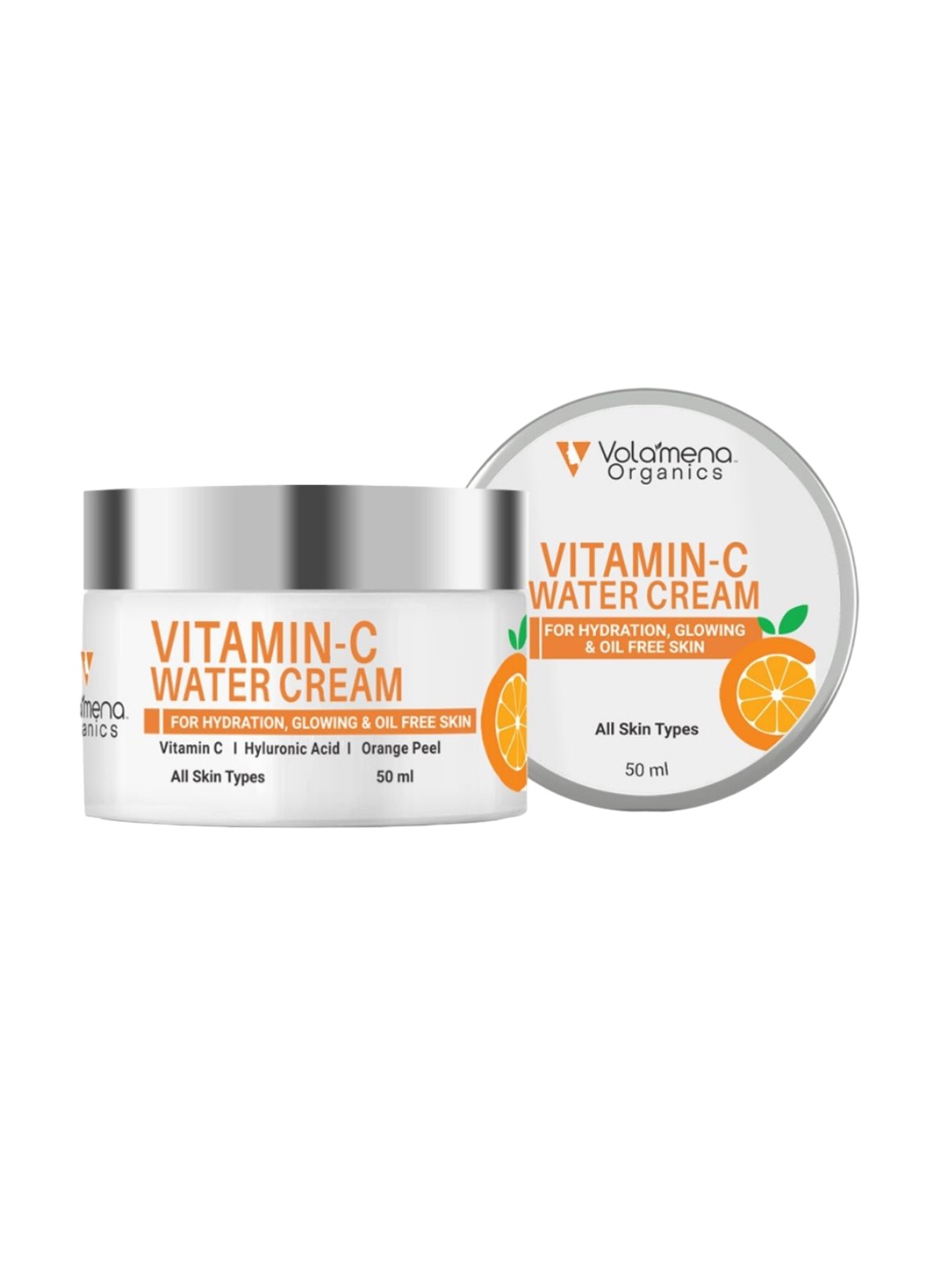 

Volamena Organics Vitamin-C Water Cream For Hydration- 50 ml, White