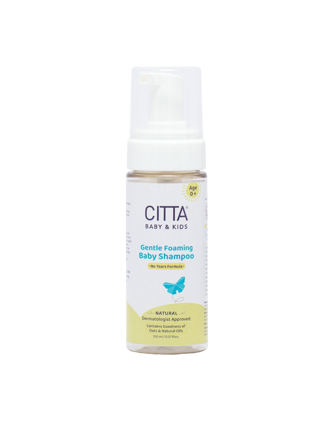 

Citta Gentle Foaming Baby Shampoo-100ml, White