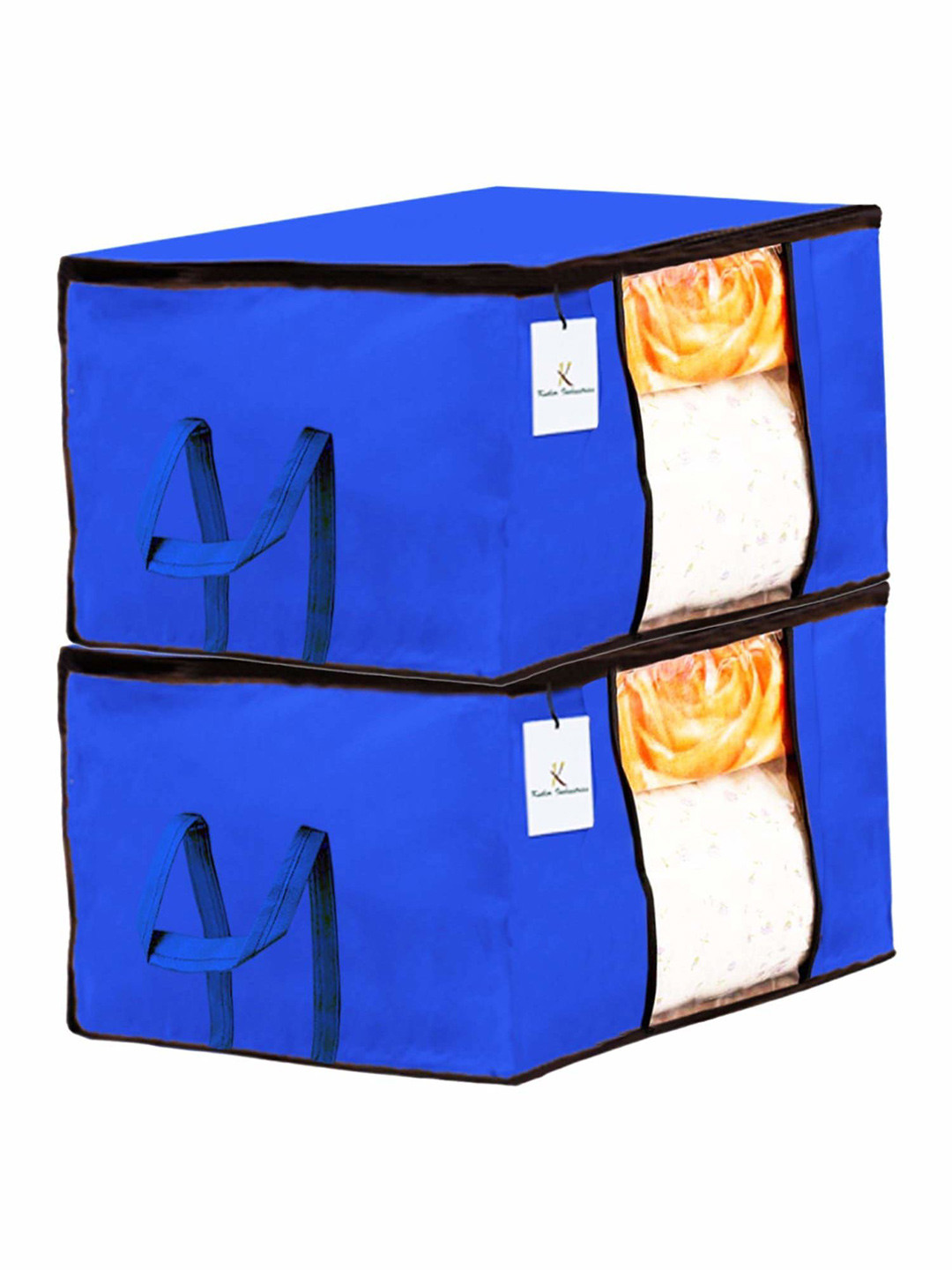 

Kuber Industries Blue 2 Pieces Drawer Organisers