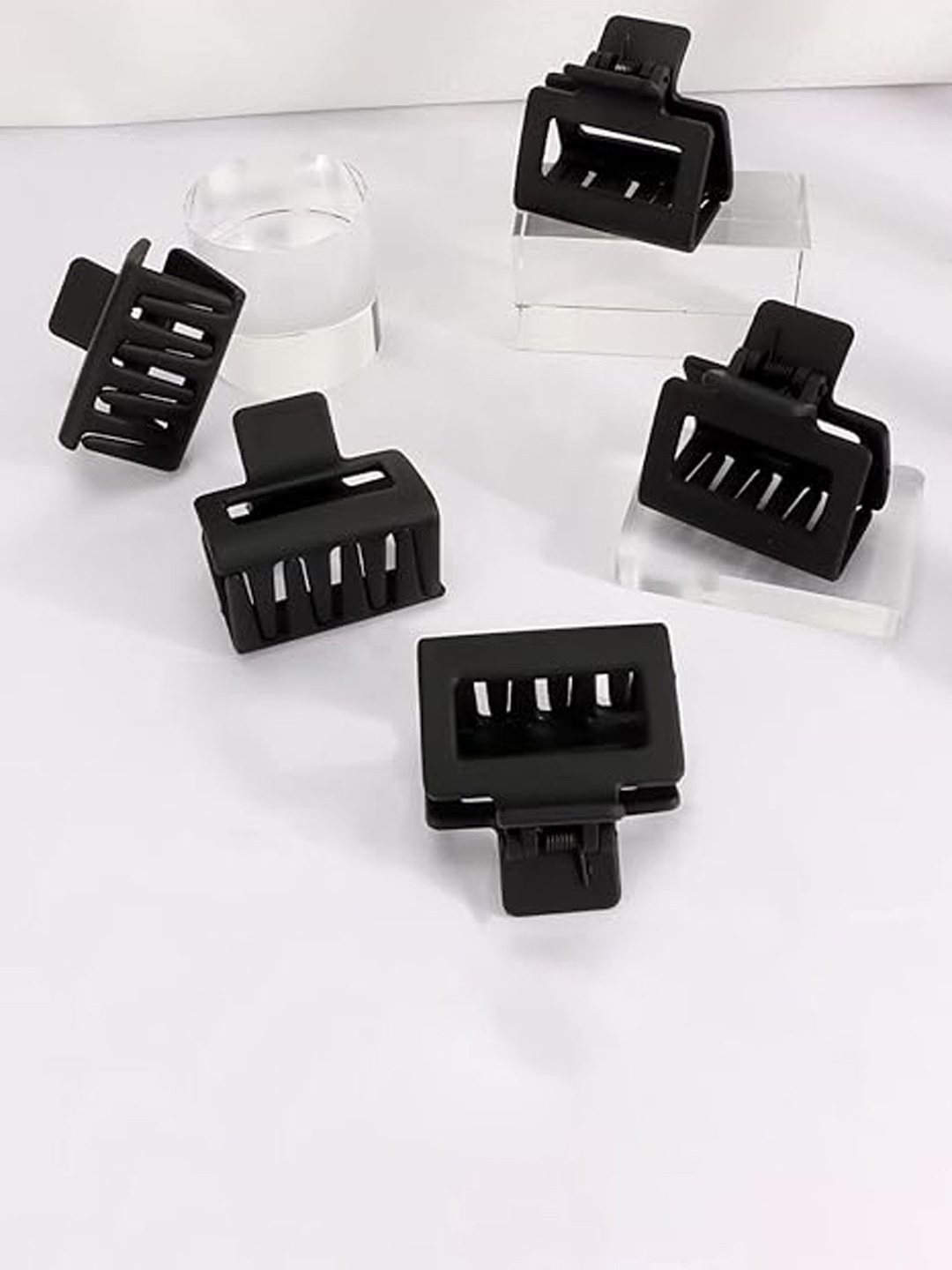 

Xivir Women Set of 5 Claw Clips, Black