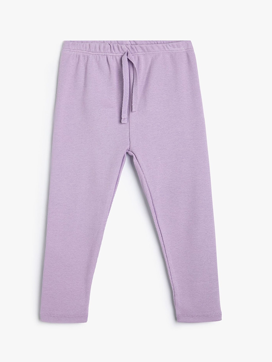 

Koton Girls Knitted Ankle-Length Leggings, Purple